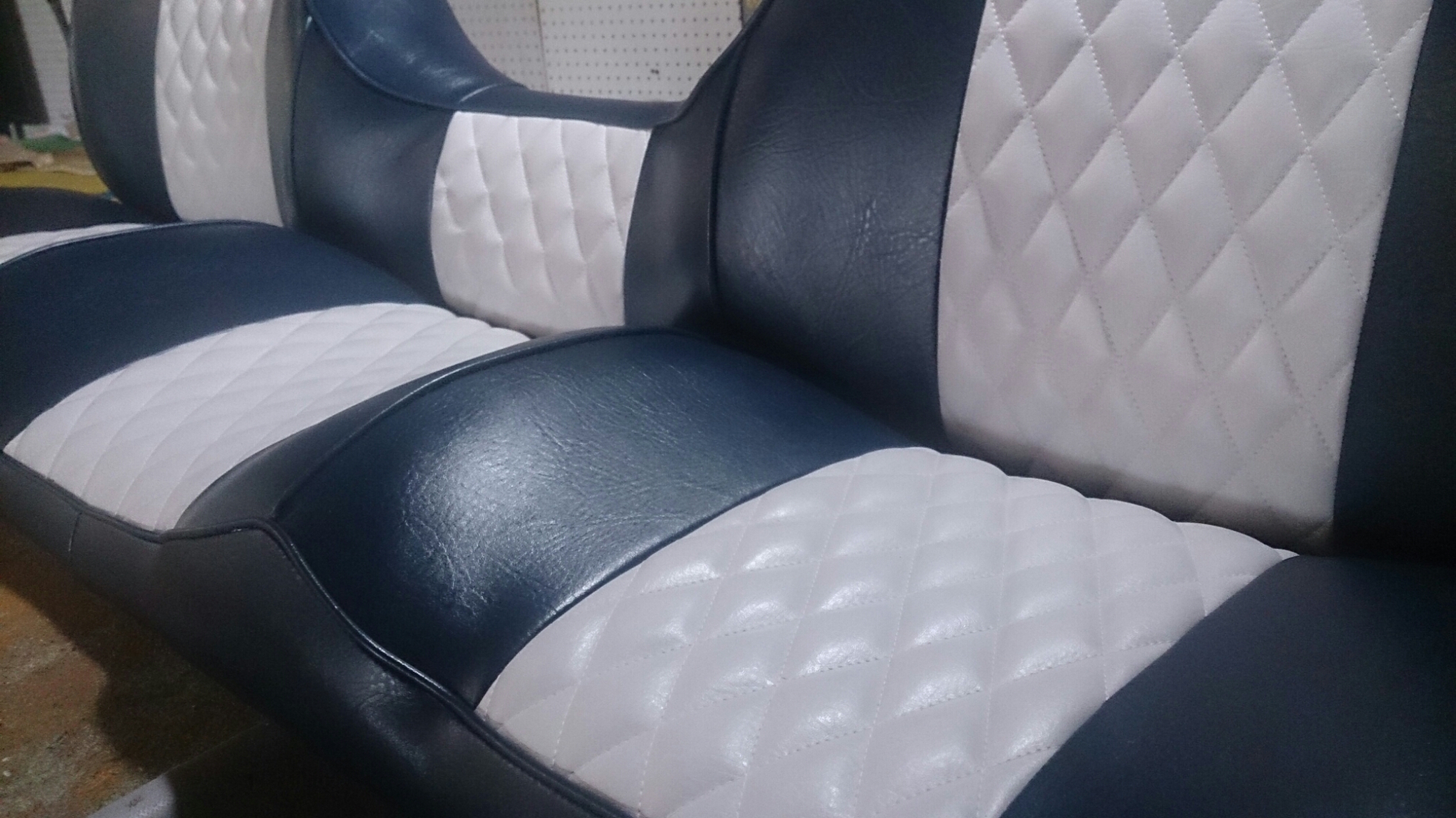 Ranger Bass Boat Upholstery – Grateful Threads Custom Upholstery